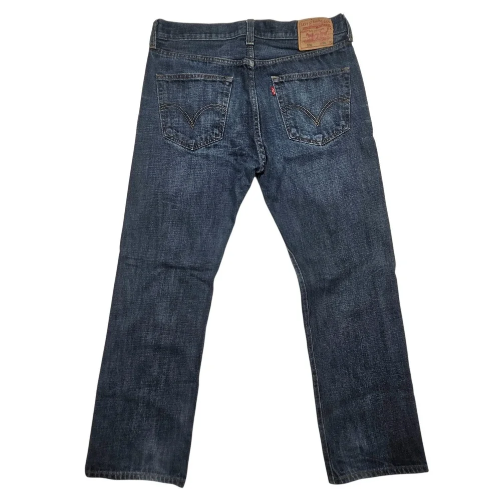Vtg Levi's 501 Original Jeans Mens‎ 34x30 Dark Wash Blue Straight Leg Denim